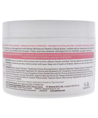 Palmer's Vitamin E Body Butter 7.25 oz - Nourishing Skin Moisturizer (Pack of 2) - Buy Online Internationally - Buy Online on SooperMarket.com