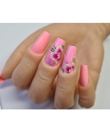 5G Premium Pastel Neon Color Gel - Opaque Pink (MS-113) | Best Quality for Nail Art | International Shipping Available - Buy Online on SooperMarket.com