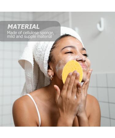 Cabilock Facial Sponge - 12pcs Round Cleansing Makeup Remover Pads | Exfoliating Wipes for Smooth Skin - International Shipping Available - Buy Online on SooperMarket.com