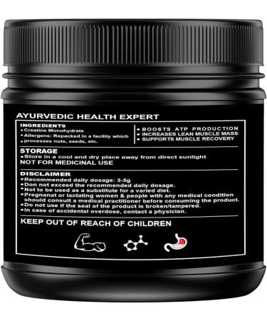 GH Creatine Monohydrate (83 Servings) Increased Muscle Mass Fast Recovery Muscle Volumization Strength & Energy Muscle Strength Fast Recovery Power (250 g Unflavored) - Buy Online on SooperMarket.com