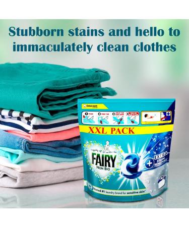 Direct Mart Fairy Non-Bio PODS Washing Liquid Laundry Detergent Capsules Tablets 70 Washes | with 47cm x 32cm Washing Laundry Bags for Socks Underwear Bra and More - Buy Online on SooperMarket.com