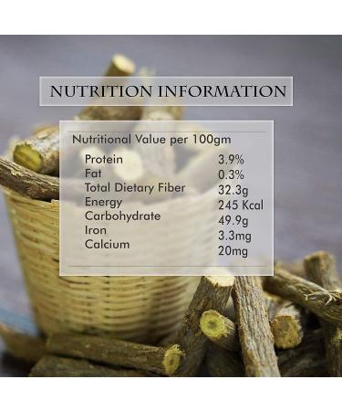 AOZA Organicgreen Herb Mulethi Sticks Licorice Roots - 100 * 2 PCS 200 GMS | | Glycyrrhiza Glabra Yashtimadhu - Buy Online on SooperMarket.com