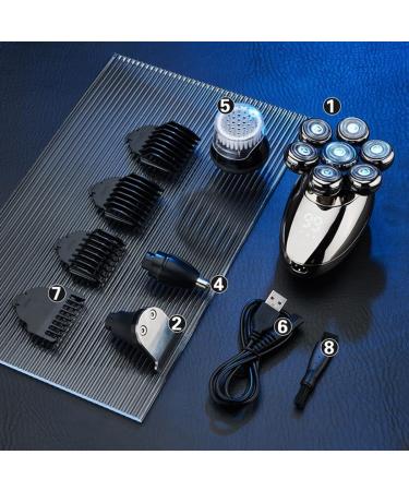Buy Waterproof LED Beard Shaver Set | Portable Trimmer for Bald Heads | International Shipping Available - Buy Online on SooperMarket.com