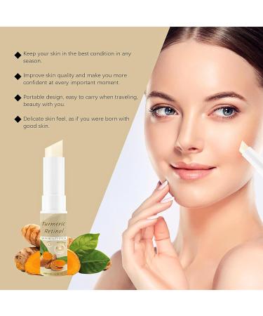 Wrinkle Multi Balm Stick Turmeric Retinol Face Stick Turmeric Cream Stick Anti Wrinkles Face Moisturiser Balm Stick for Eye/Neck/Face Care Reduce Fine Lines Brighten Skin Tone Skin Firming - Buy Online on SooperMarket.com