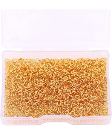 Beadia 18K Gold Plated Jump Rings 3mm 1200pcs for Non Tarnish Jewelry Making - Gold - Buy Online on SooperMarket.com