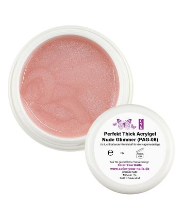 Perfect Thick Acrylic Gel Nude Glimmer (PAG-06) extra thick (30ml)