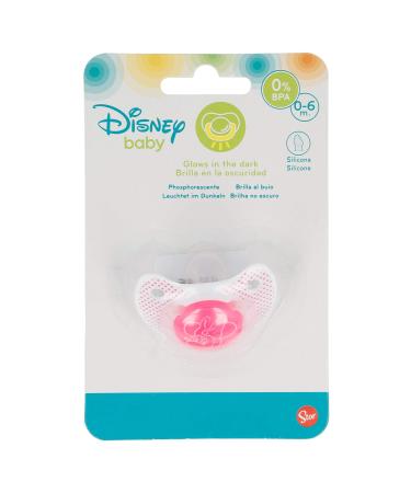 Stor Pack 1 ANATOMICAL PACIFIER WITH SILICONE TEA 0-6 M Minnie