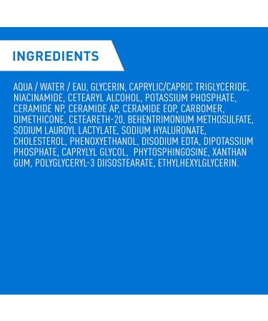 CeraVe Facial Moisturizing Lotion Pm | Ultra Lightweight Night Face Moisturizer With Hyaluronic Acid | Fragrance Free 89 Milliliters (1 Pack) - Buy Online on SooperMarket.com