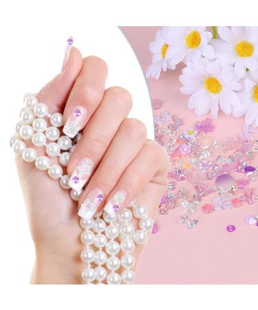 500 Pieces Nail Charms & 3D Decorations - Cute Bear Flower Hearts for Nail Art & DIY Cell Phone Case - Buy Online on SooperMarket.com