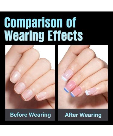 TOMICCA Soft Gel Nail Tips 240PCS Clear Half Matte Full Cover | Pre-Buff No File Nail Tips 12 Sizes | Nail Extensions for Salon and Home DIY - Buy Online on SooperMarket.com