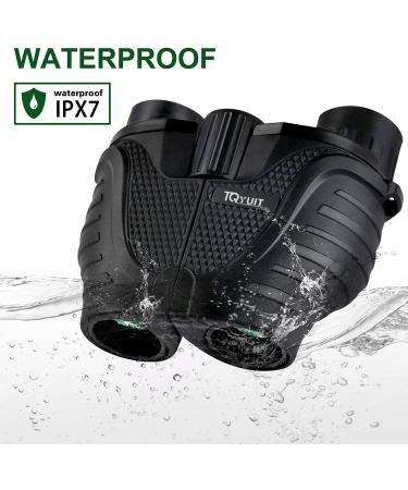 15x25 Waterproof Binoculars for Adults & Kids | Low Light Night Vision | Durable & Clear for Outdoor Sports, Concerts, Bird Watching - Black - Buy Online on SooperMarket.com