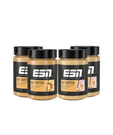 ESN Nut Butter 4-pack 4 x 300 g 2 x cashew butter & 2 x almond butter nut butter without added sugar vegan