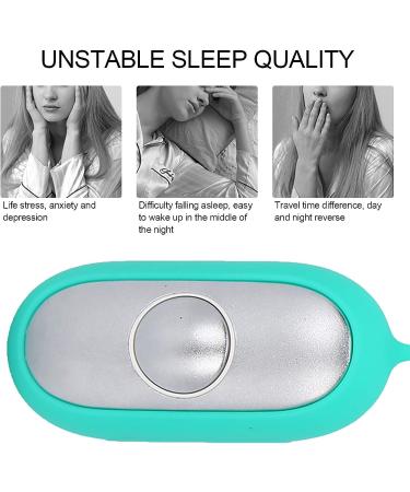 Handheld Sleep Device Sleep Instrument ABS Oval Design Hand Holding Round Button for Insomnia Patients for Anxious Patients(blue) - Buy Online on SooperMarket.com