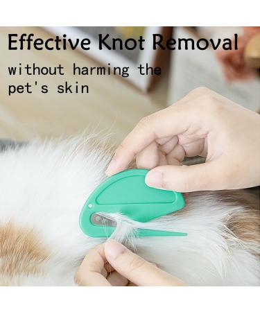 5Pcs Pet Knotting Comb Set - Grooming and Hair Removal Tool for Cats and Dogs - Buy Online on SooperMarket.com