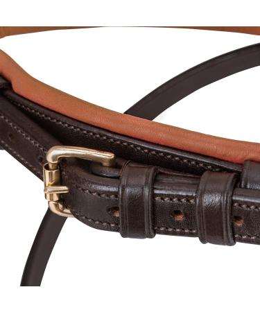 Buy Sunride English Combined Bridle Hawaii with Reins | Soft Real Leather Adjustable Anatomical | Full Brown/Cognac for International Shipping - Buy Online on SooperMarket.com