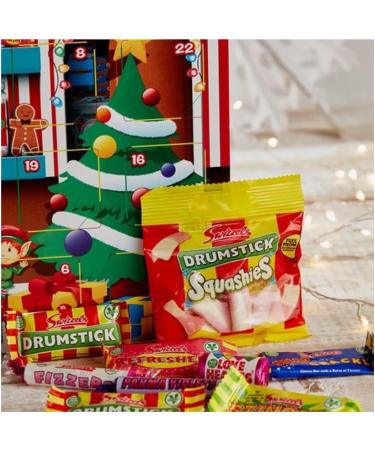 Swizzels Sweets Advent Calendar 2023 - Retro sweets advent calendar | Countdown to Christmas selections sweets | Gluten Free Advent Calendar for Kids Men Women with gift tag 220 g (swizzels advent) - Buy Online on SooperMarket.com