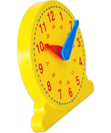 Buy Betzold 13 cm Learning Clock - Yellow Maths Teaching Tool for Time Management | International Shipping Available - Buy Online on SooperMarket.com