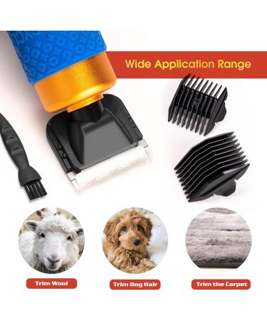 Electric Carpet Trimmer: Low Noise, Adjustable Speed, 200W Multifunctional Tool for Handmade Rug Cleaning and Tufting - Buy Online on SooperMarket.com
