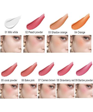 Moisturizing Liquid Blush - Natural Fluff Mist Matte Finish - Long Lasting 07 Cameo Brown 0.22 Fl Oz - Buy Online on SooperMarket.com