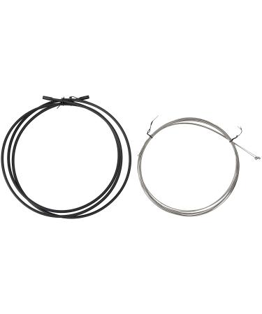 Shimano Road gear cable set, steel Black Road