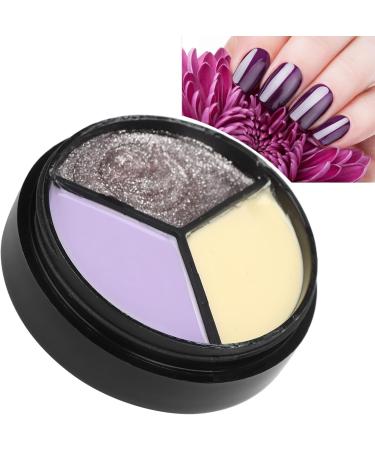 Gel Polish Nail Gel Polish Gentle Nail Cream Easy to Apply Beauty Salon for DIY Nail Art Design (#10 Soy Milk White-Explosive Star Silver-Sweet) - Buy Online on SooperMarket.com