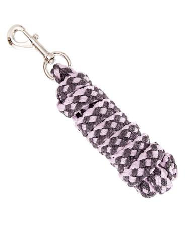 Merauno Lead rope for horse - tie rope in various stylish designs lead rope tie rope for pony donkey goat long rope with snap hook black blue rose gold pink purple