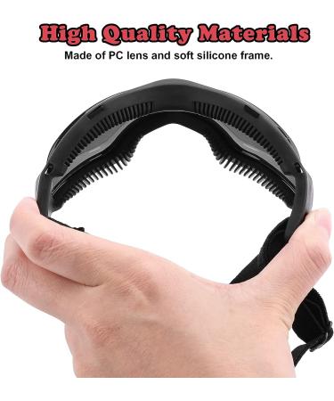 Ownpets Dog Goggles - UV, Snow, Wind, Dust Protection Glasses with Adjustable Strap - Safety Pet Sunglasses for Small and Medium Dogs - Black - Buy Online on SooperMarket.com
