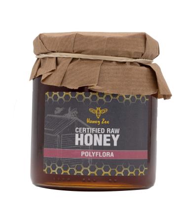 Raw Honey Polyflora 100% Authentic and Natural Sweet Honey Pure Honey from The Mountains of Andalusia Spain Unfiltered Unpasteurised and Unprocessed 300g HoneyZee