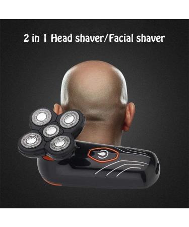 Best Head Shavers for Bald Men - 5-in-1 Cordless Electric Razor & Grooming Kit | Waterproof & Rechargeable - Buy Online on SooperMarket.com