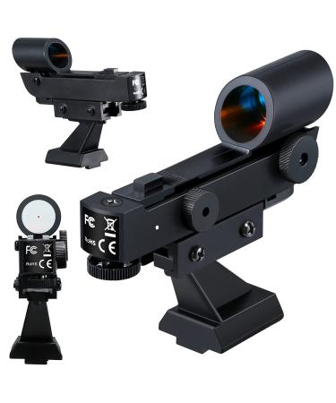 Talcope Brightness Red Dot Finderscope, Star Pointer Viewfinder Astronomical Telescope Accessories with Slide-in Bracket