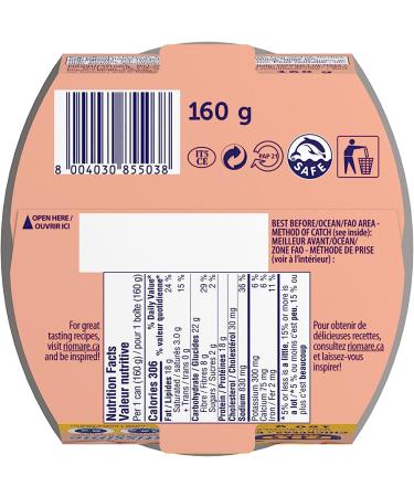 Rio Mare - Insalatissime Tuna Salad - Chickpeas & Light Tuna - Ready to eat Salad High in Protein No Preservatives 160g Chickpeas Salad - Buy Online on SooperMarket.com