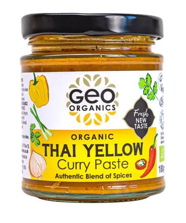 Geo Organics Thai Yellow Curry Paste 180g