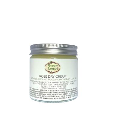 Skincare Botanics Organic & Natural Botanical Rose Day Cream - Cruelty Free Paraben free Palm Oil Free Plastic Free Handcrafted in the UK