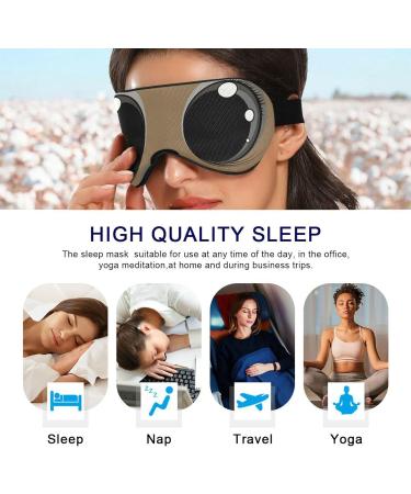 Haskirky Light Blocking Eye Mask - Breathable & Adjustable for Adults - Perfect for Travel, Yoga & Deep Sleep - Buy Online on SooperMarket.com