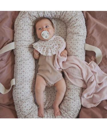 Elodie Details 2 Pack Natural Rubber Pacifiers for Babies 0-6 Months | BPA-Free Powder Pink - Buy Online on SooperMarket.com