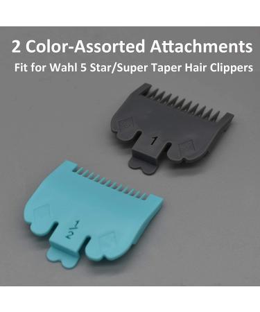 Wahl Standard Hair Clipper Guards #3170-400- Multi-Colored Cutting Guides 1/8 & 1/16 - Buy Online on SooperMarket.com