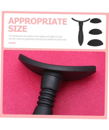 FOYTOKI 2 Sets Eye Shadow Stamp Eyeshadow Applicator Eye Shadow Makeup Tool Make up Black - Buy Online on SooperMarket.com