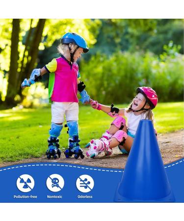 Win SPORTS Training Plastic Traffic Cones Set - 24 Pack 7 Inch Indoor Outdoor Agility Cones - Soccer Sports Equipment for Kids - Buy Online on SooperMarket.com