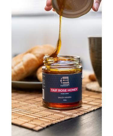 Honoor Taif Rose Honey 200g | Natural Unfiltered Pure Raw Honey in Glass Jar - Buy Online on SooperMarket.com
