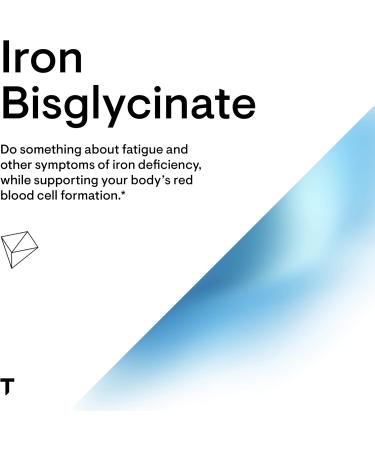 Thorne Iron Bisglycinate - 25 mg Iron Supplement for Enhanced Absorption Without Gastrointestinal Side Effects - 60 Capsules - 60 Servings - Buy Online on SooperMarket.com