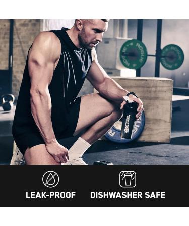 Optimum Nutrition Stainless Steel Mixing Ball Shaker 600ml - BPA & DEHP-Free, Dishwasher Safe, Black - Buy Online on SooperMarket.com