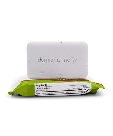 Dermaharmony 2% Pyrithione Zinc Shea Butter Bar Soap - 4 oz for Seborrheic Dermatitis & Dandruff Relief | Best International Shipping - Buy Online on SooperMarket.com