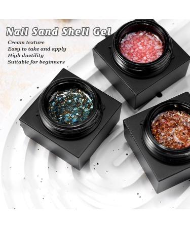 Buy Glitter Gel Nail Polish Set - 8 Sparkly Soak Off UV Gel Colors for DIY Nail Art | International Shipping Available - Buy Online on SooperMarket.com