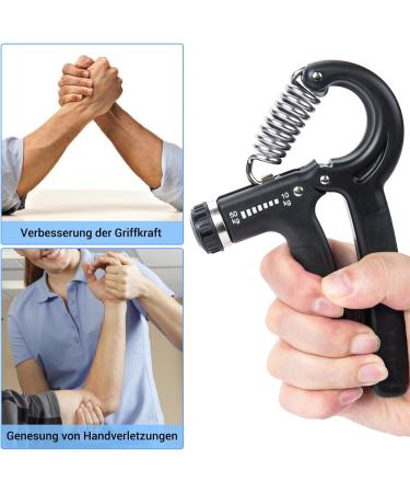 Apogo Hand Trainer Set - Adjustable Finger & Forearm Strength Device for Pain Relief | Enhance Grip & Muscle Training - Buy Online on SooperMarket.com