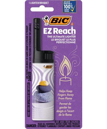 BIC EZ Reach Candle Lighter The Ultimate Lighter with Wand for Candles Home Decor Designs 12-Pack Of 1-Count Lighters - Buy Online on SooperMarket.com