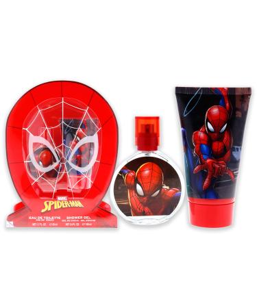 Marvel Spider Man Kids 1.7oz EDT Spray 3.4oz Shower Gel 2 Pc Gift Set