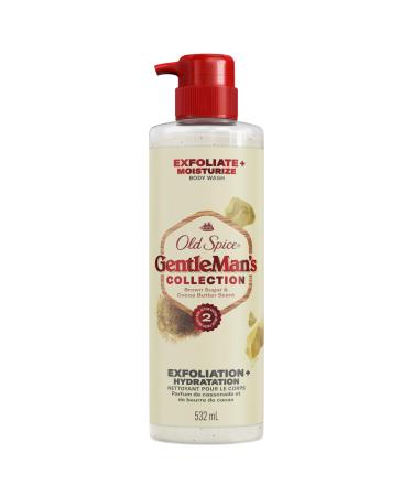 Old Spice Gentleman's Blend Exfoliating Body Wash Brown Sugar & Cocoa Butter 532ml