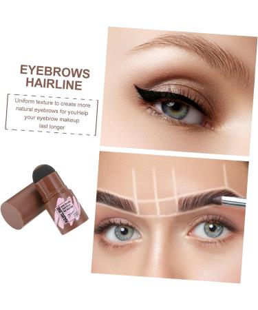 MAGICLULU 1pc Hairline Eyebrow Powder One Step Brow Powder Stamp Buildable Eyebrow Makeup Up Hair Shadow Eyebrow Powder Stamp Makeup Concealer Hairline Embellishment Repair Plastic Product 1 count (Pack of 1) As Shown - Buy Online on SooperMarket.com