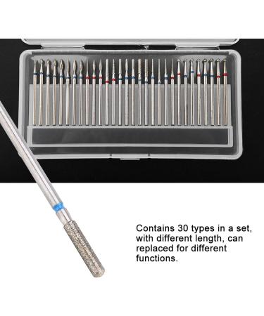 Diamond Cuticle Dead Skin Clean Grinding Burrs Set Drill Bits Dead Skin Nail Files Manicure Tool for Nail Salon Personal Manicure Grinding Polishing Peeling - Buy Online on SooperMarket.com