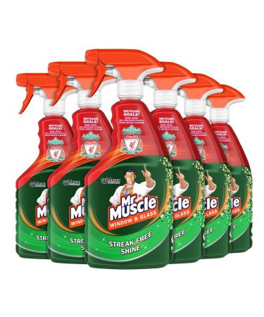 Mr Muscle Platinum Window & Glass Cleaner Spray Pack of 6 (6 x 750ml) 750 ml (Pack of 6) Pack of 6